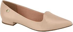 Sapatilha Vizzano Feminina Salto Baixo Bico Fino Pelica 1206.261