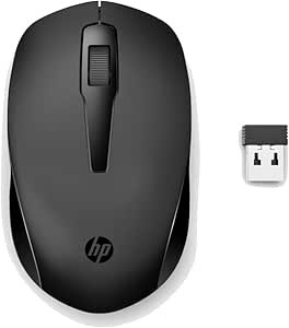 Mouse Sem Fio HP 150 - Sensor óptico de 1600 DPI, Conexão 2,4 GHz com Receptor USB, Design Ambidestro Ergonômico e Rolagem com Função Dupla (2S9L1AA)