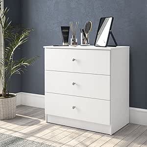 Cômoda Gandu 3 portas Benfácil Branco