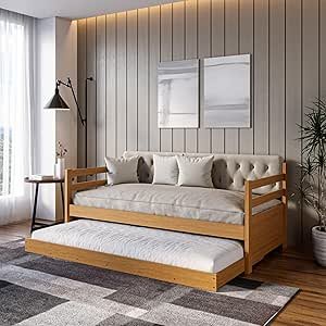 Sofá Cama Bicama Solteiro Lux Imbuia