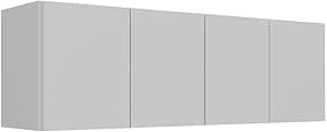 Armário Aéreo Multimóveis 4 Portas MP2156 Branco – Cozinha Moderna com Mais Espaço e Organização