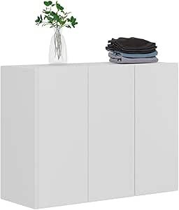 Armário Lavanderia Suspenso com 3 Portas Multimóveis Mp5032 Branco